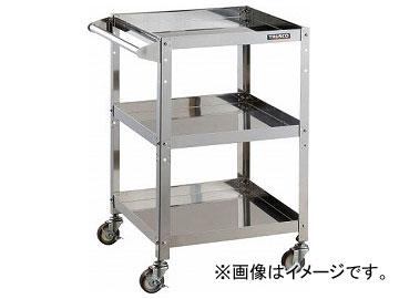 トラスコ中山/TRUSCO クリーンラビット 75φウレタン車SUS金具ハンドル付 CRB853HSU(3933431)