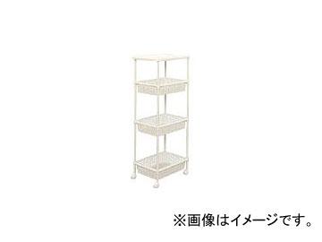 アイリスオーヤマ/IRISOHYAMA メタルポールワゴン ホワイト MKW4W(4200489) JAN：4905009718658