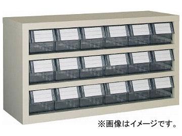 トラスコ中山/TRUSCO 横型バンラックケースM型 854×307×H468 3段6列 TM63B(3324591)