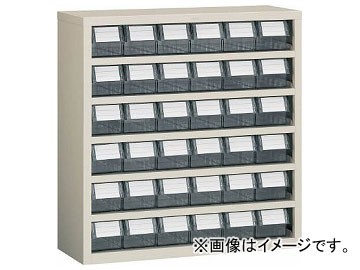 トラスコ中山/TRUSCO 横型バンラックケースM型 854×307×H890 6列6段 TM66B(3324672)の通販は