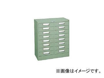 トラスコ中山/TRUSCO VR型キャビネット 767×500×H880 2列8段 GN VRL88(5020921) JAN：4989999625998