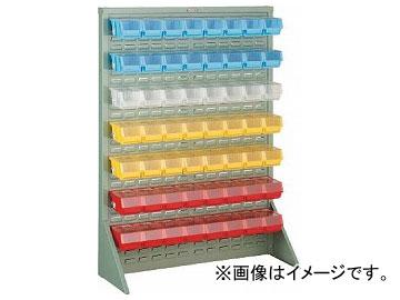 トラスコ中山/TRUSCO パネルコンテナラック 蓋付 緑 T1256NFGN(4144899)