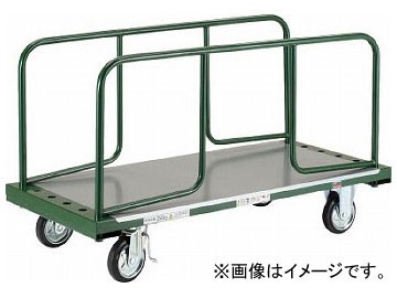 トラスコ中山/TRUSCO 長尺用運搬車 サイドハンドルH900型 1300×602 TDPT25092(3365409) JAN：4989999014235