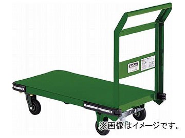 トラスコ中山/TRUSCO 鋼鉄製運搬車 1200×600 φ150鋳物車輪 S付 OHN2LS