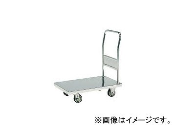 本庄厨房機器製作所 マイティー ステンレス台車 750×450 スチールφ100ウレタン車 NW7545E