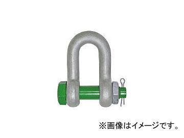 大洋製器工業/TAIYOSEIKI グリーンピンスタンダードシャックル ストレート・ボルトナット 3.25t GPSB3.25T(3313867) JAN：4580159590516