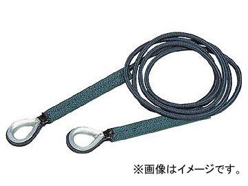 トラスコ中山/TRUSCO セフティパワーロープ 両端シンブル入 9mm×2m SP92C(1175602) JAN：4989999178692