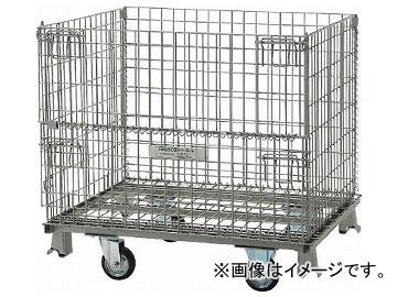 トラスコ中山/TRUSCO ネットパレット車輪付 1200×1000×1000 700kg TNP5NS