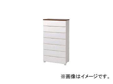 アイリスオーヤマ/IRISOHYAMA ウッドトップチェスト ホワイト/ウォールナット MG727(4101146) JAN：4905009805822
