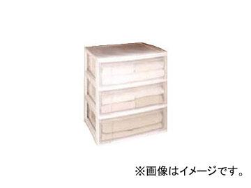 アイリスオーヤマ/IRISOHYAMA ワイドチェスト ホワイト/クリア N653(4101197) JAN：4905009424597