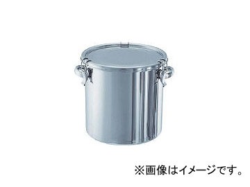 日東金属工業/NITTO-KINZOKU ステンレスタンク テーパー付キャッチクリップ式密閉タンク(フタ付)150L TPCTH565(5096341) JAN：4560132182