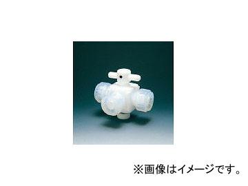 フロンケミカル/FLON テフロン三方バルブ接続6mm NR003001(3915417) JAN：4562305540095