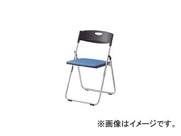 アイリスチトセ/IRISCHITOSE 垂直スタックフォールディングチェアー CALーXシリーズ CALXS02MBL(4129661) JAN：4905865924705の通販は