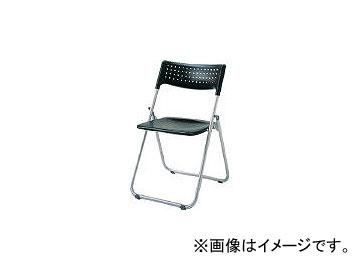 アイリスチトセ/IRISCHITOSE アルミ折りたたみ椅子(スタッキング) アルミパイプ ブラック SSA027BK(3368505) JAN：4905865742835の通販は