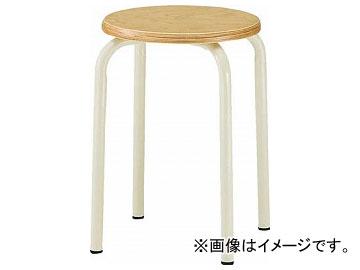 トラスコ中山/TRUSCO 丸イス 木製座・塗装脚 φ420×H450 木目 TMF24T(3526577) JAN：4989999824377の通販は 7,762円