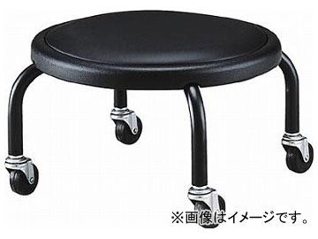 事務用チェア | TRUSCO 作業用チェア φ360×H330mm キャスター付 ブラック VR2N 1脚 完成品 TRUSCO(トラスコ) 作業用チェア Φ360×H330 キャスター付 VR-2N