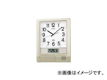 セイコークロック/SEIKO-CLOCK 電波プログラムクロック 429×345×57 銀色メタリック PT201S(3025683) JAN：4517228020513