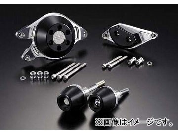2輪 アグラス リアスライダー 4点セット ジェネC 品番：P040-7779 ブラック スズキ GSR400 JAN：4548664094462の通販は 44,165円