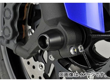 2輪 アグラス フロントアクスルプロテクター コーン アルミ 品番：P010-7806 ブルー ヤマハ YZF-R6 2006年〜2009年 JAN：4547424243799の通販は