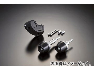 2輪 アグラス リアスライダー 3点セット 左 品番：P034-2315 ブラック ヤマハ YZF-R6 2008年 JAN：4547567759041