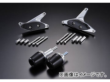 2輪 アグラス リアスライダー 4点セット A 品番：P052-3191 ホワイト カワサキ ZX-10R 2010年 JAN：4548664830329の通販は外装