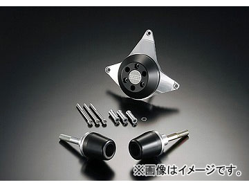 2輪 アグラス リアスライダー 3点セット ジェネA 品番：P052-3076 ブラック ホンダ CBR600RR 2007年〜2008年 JAN：4548664832811の通販は