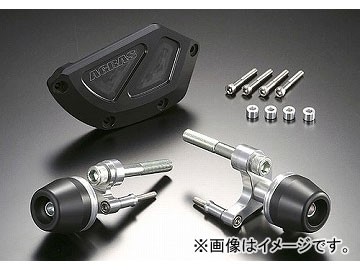 2輪 アグラス リアスライダー 3点セット ジェネレータ 品番：P016-2688 ブラック ホンダ CBR1000RR 2006年〜2007年 JAN：4547424798060