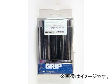 2輪 アルキャンハンズ アルミグリップ for 22.2φ用 品番：G00002A クローム（ブラック） JAN：4560182284033の通販は