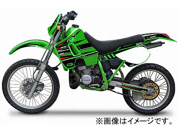 2輪 MDF アタッカーサイドカバー 品番：P050-2610 グリーン カワサキ KDX200SR 1989年〜1994年 JAN：4580394146783