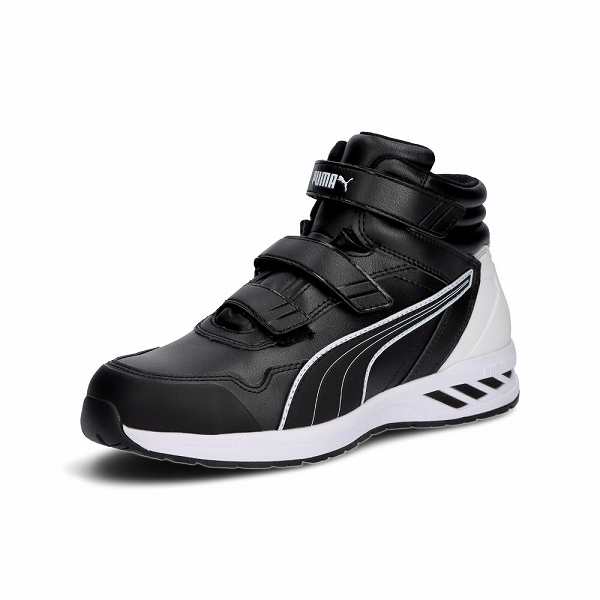 PUMA SAFETY(プーマセーフティー) Rider 2.0 Black Mid 安全靴 ブラック ミドルカット JSAA規格A種認定商品 衝撃吸収 選べる6サイズ No.6