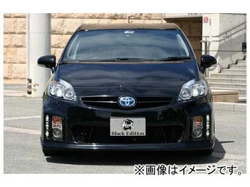 乱人 Black Edition フロントバンパー(LED ランプ付) トヨタ プリウス ZVW30