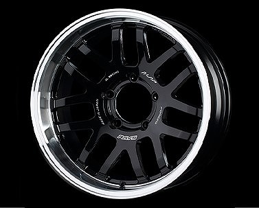 レイズ/RAYS A・LAP-07X ホイール ブラック/リムDC(BD) 18インチ×9J−20 6H139 入数：1台分(4本)