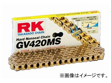 2輪 RK EXCEL ノンシールチェーン GV ゴールド GV420MS 74L ゴリラ モンキー モンキーLTD モンキーZ50 JN7J｜au  PAY マーケット