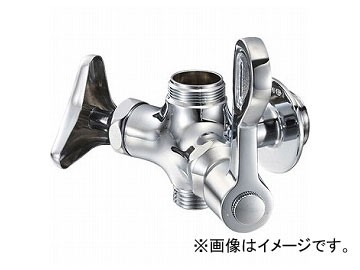 三栄水栓/SANEI 厨房用二口横形自在水栓本体 E2310F-13 JAN：4973987069062の通販は