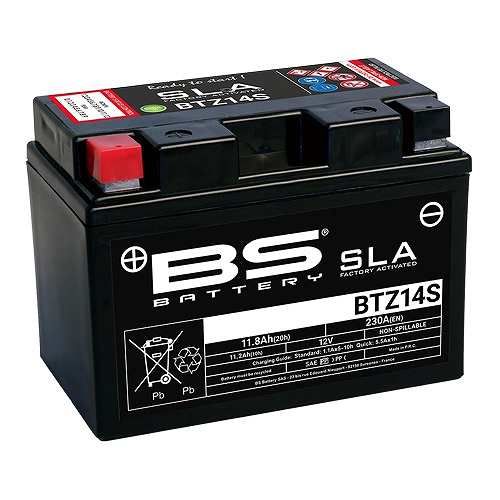 BSバッテリー SLAバッテリー バイク用バッテリー ホンダ シャドウファントム 750 RC53 VT750C2BA/C 750cc BTZ14S  2輪｜au PAY マーケット