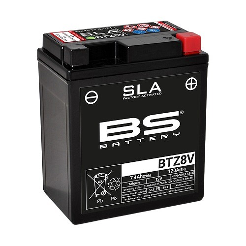 BSバッテリー SLAバッテリー バイク用バッテリー ホンダ 400X NC56