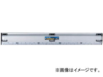 シンワ測定 アルミカッター定規 カット師PROTECT 70cm 併用目盛 65065 JAN：4960910650657