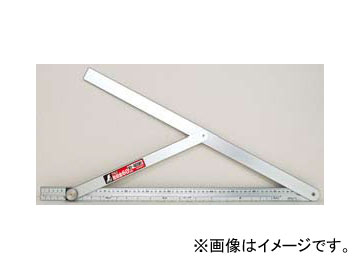 シンワ測定 アルミ自由金 勾配目盛 筋交付 45cm 62570 JAN：4960910625709