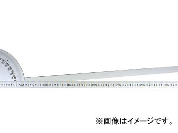 シンワ測定 プロトラクター No.1000 シルバー φ320 竿目盛1m 2本竿 62952 JAN：4960910629523