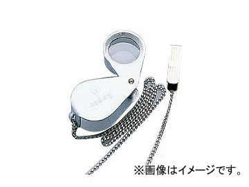 シンワ測定 高倍率 収納型 I チェーン付10倍 75765 JAN：4960910757653