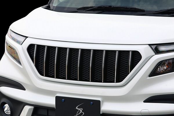 シルクブレイズ フロントグリル スズキ ソリオ バンディット MA37S 2020年12月〜 未塗装黒ゲル カメラ無 SB-MA37-FG