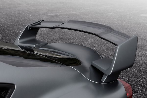 シルクブレイズスポーツ リアウイング V1 トヨタ GRスープラ DB82/DB42/DB22 2019年05月〜 塗装済(センターWETカーボン/両サイド純正色) 選べる5純正色