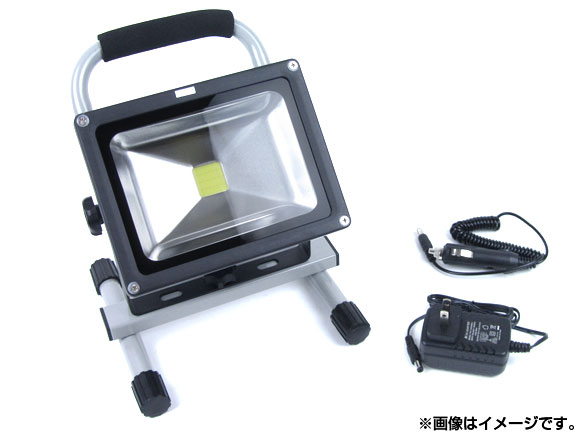 矢田電気/YADA 充電式 LED投光器 20W型 1800lm SK-F026R-20W JAN：4949908087804
