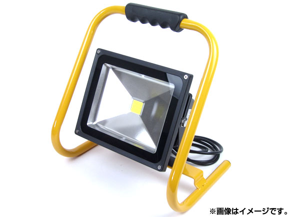 矢田電気/YADA 床置きスタンド付 LED投光器 30W型 2400lm SK-F028-30W JAN：4949908087132
