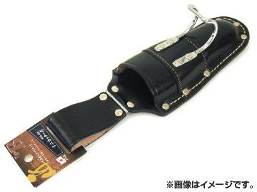 マイスター/Meister 匠 黒革 工具差 Bタイプ ラチェット金具 ミニカッター差付き SK-WKS-03B JAN：4949908084520