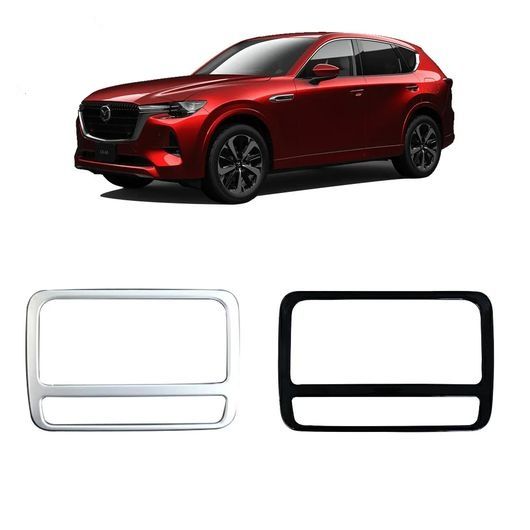 適用: 2023 マツダ CX-60 CX60 インテリア アクセサリー パーツ アームレスト ボックス エア コンディション アウトレット ブラック・シルバー SR-AA-0027_4