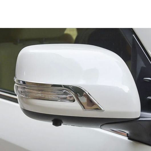 適用: 2016-2020 トヨタ ランドクルーザー LC200 アウトサイド バックミラー ミラー カバー キャップ トリム ストリップ ガーニッシュ クローム SR-AA-0055の通販は