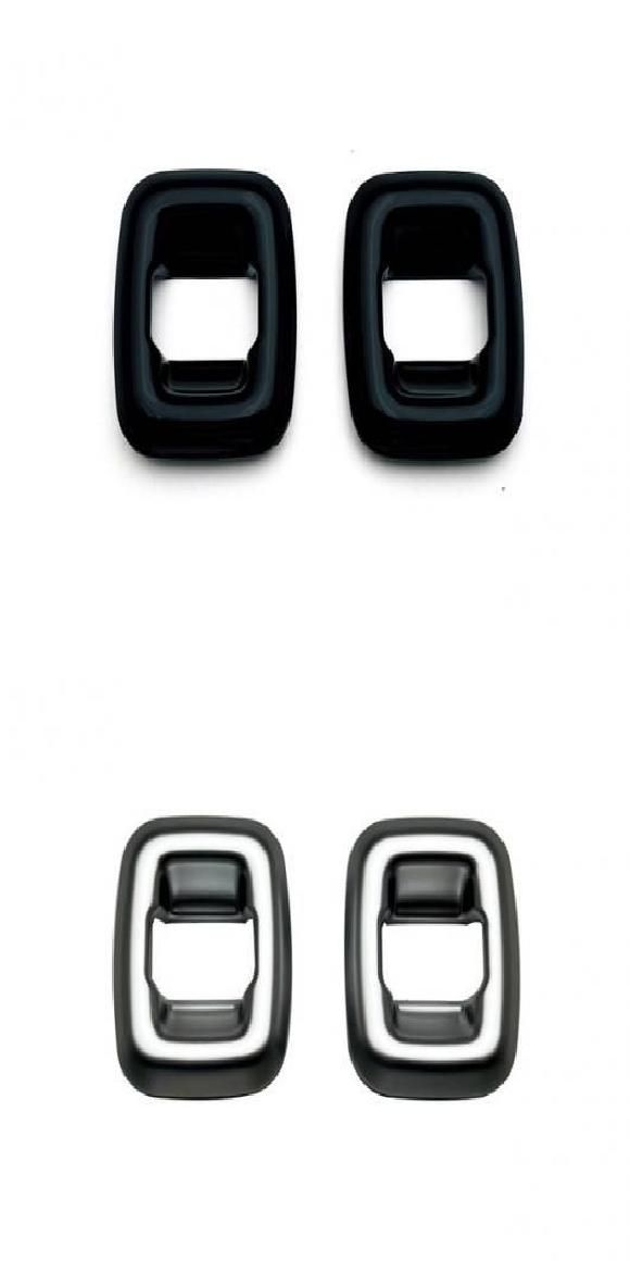 ウインドウ リフティング ボタン インテリア アクセサリー ステッカー 適用: 2024 スズキ スペーシア カスタム ブラック・シルバー SR-AA-0080の通販は