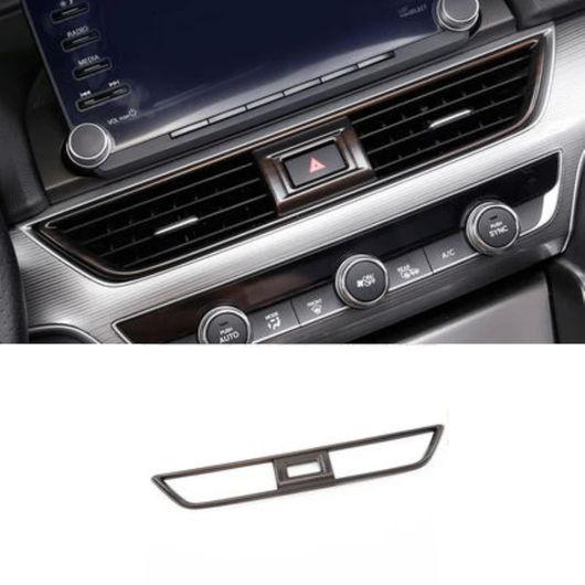 ABS ピーチ ウッド 適用: ホンダ アコード 2018 2019 2021 2022 ギア シフト パネル カバー トリム ガラス ホルダー カバー SR-AA-0193_4