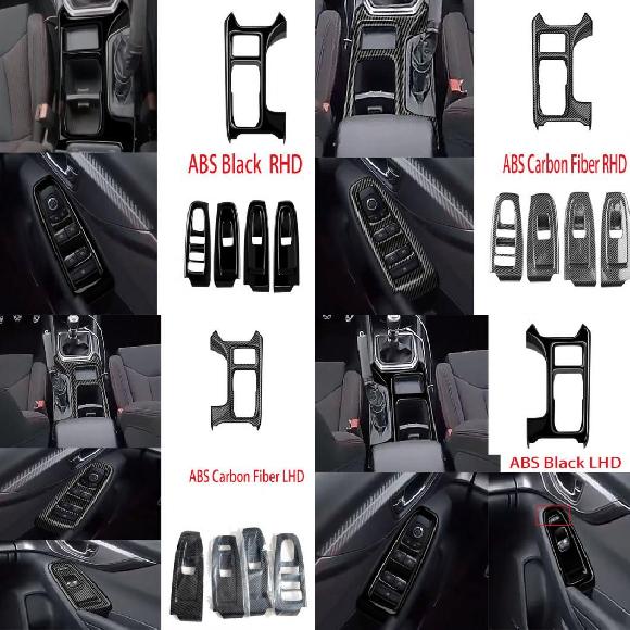 適用: スバル WRX 2022 2023 ABS センター コントロール ギア 右ハンドル用 ABS ブラック〜左ハンドル用 ABS ブラック SR-AA-0223